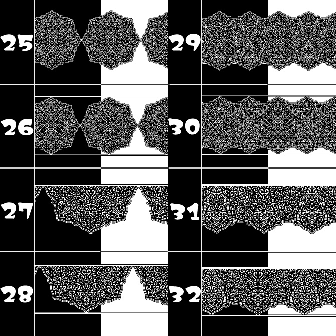 No.180aみそおねぎ飾り枠集