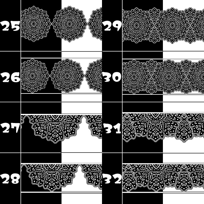 No.180bみそおねぎ飾り枠集