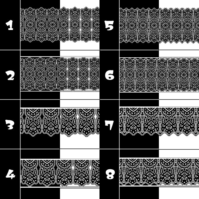 No.180bみそおねぎ飾り枠集