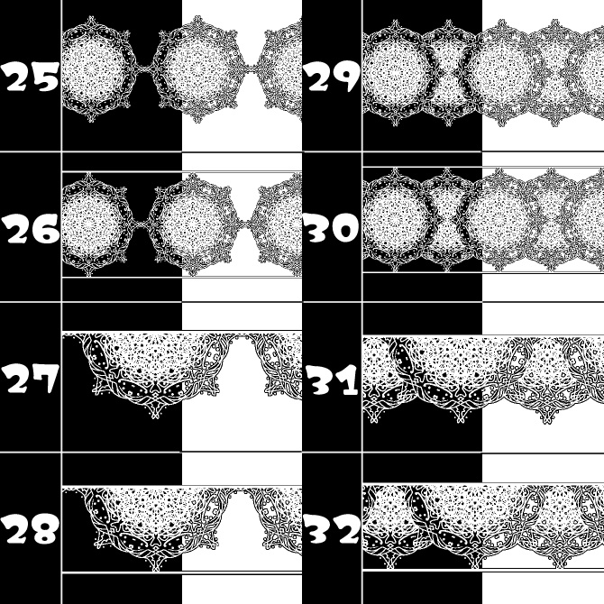 No.181 みそおねぎ飾り枠集