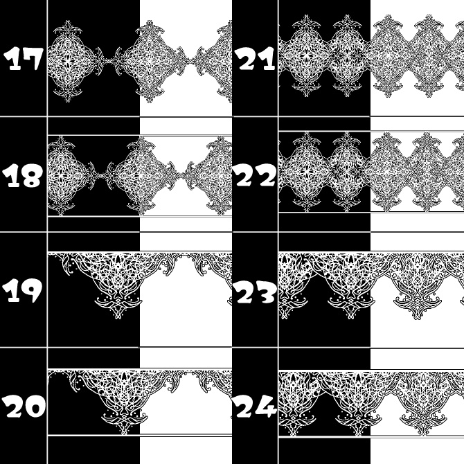 No.181 みそおねぎ飾り枠集