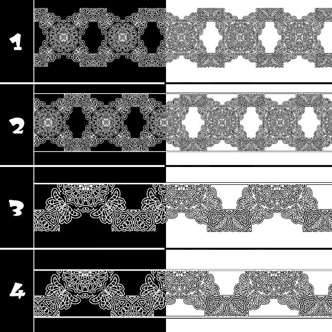 No.182c みそおねぎ飾り枠集