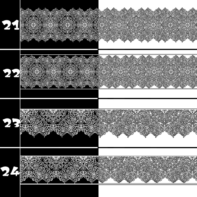 No.182c みそおねぎ飾り枠集