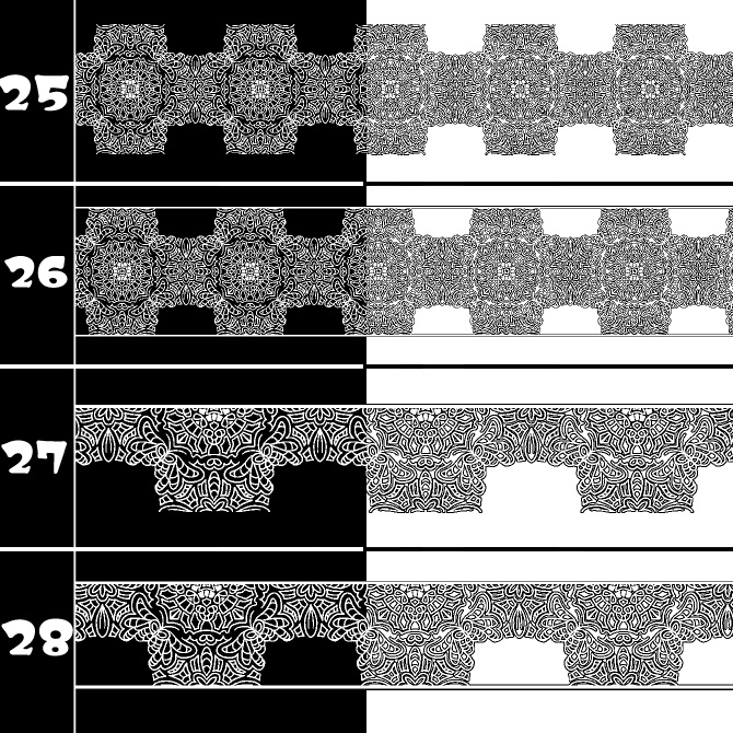 No.182c みそおねぎ飾り枠集