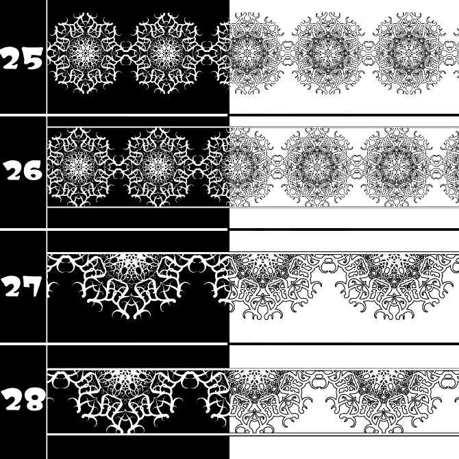 No.183 みそおねぎ飾り枠集