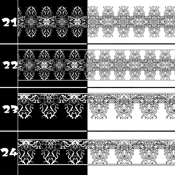 No.183 みそおねぎ飾り枠集