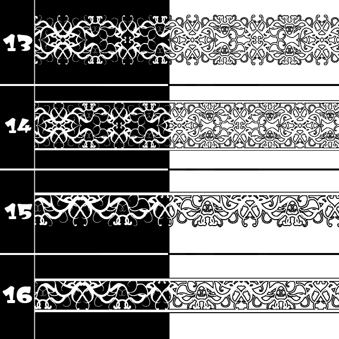 No.183 みそおねぎ飾り枠集