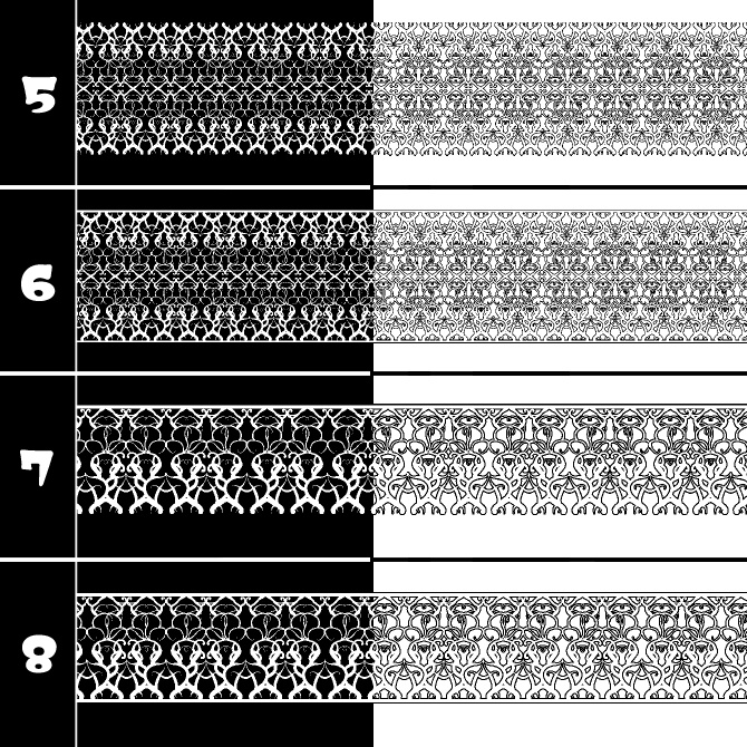 No.183 みそおねぎ飾り枠集