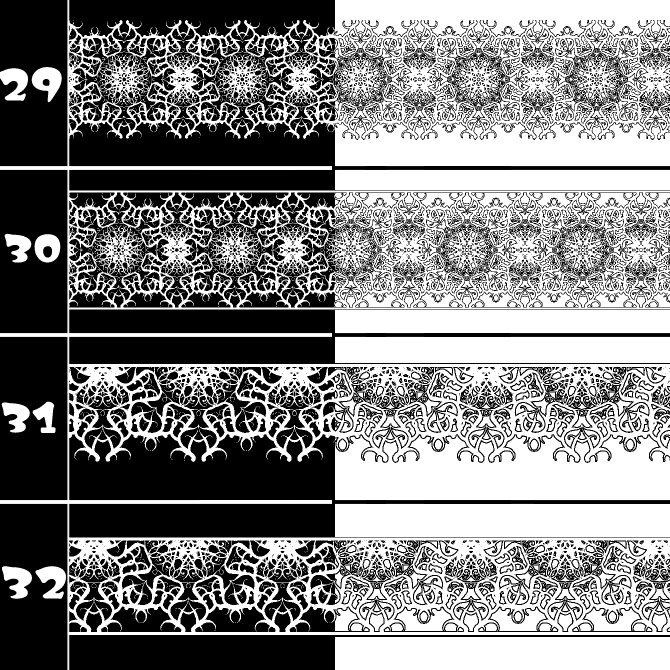 No.183 みそおねぎ飾り枠集