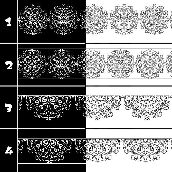 No.185a みそおねぎ飾り枠集