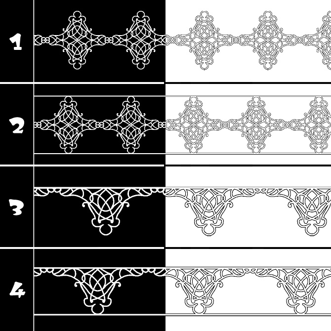 No.186 みそおねぎ飾り枠集