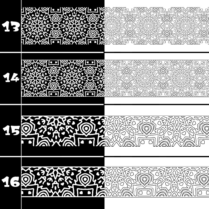 No.187 みそおねぎ飾り枠集