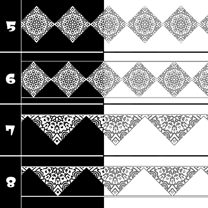 No.187 みそおねぎ飾り枠集