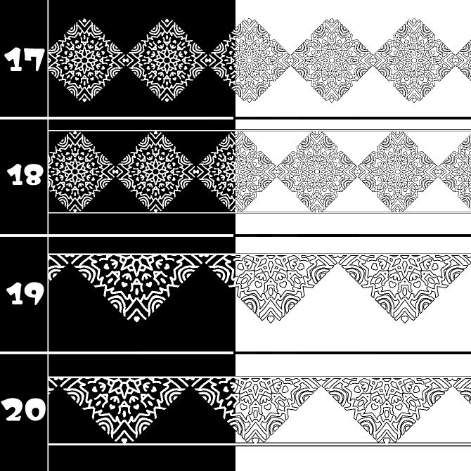No.187 みそおねぎ飾り枠集