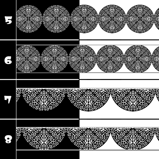 No.188 みそおねぎ飾り枠集