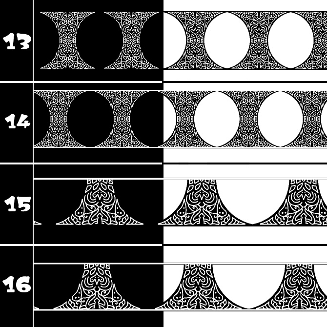 No.188 みそおねぎ飾り枠集