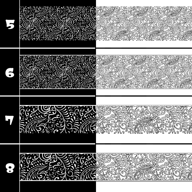 No.189 みそおねぎ飾り枠集