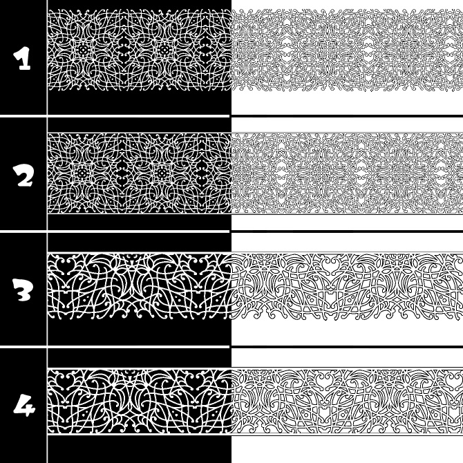 No.190 みそおねぎ飾り枠集