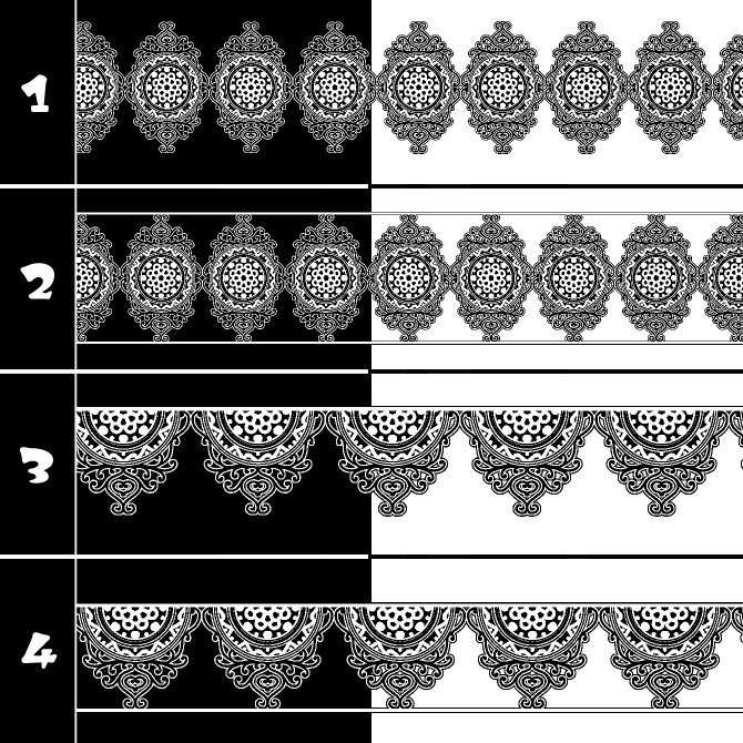 No.191a みそおねぎ飾り枠集
