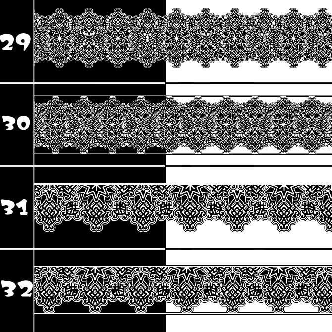 No.191b みそおねぎ飾り枠集