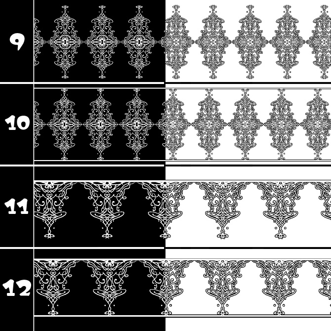 No.192 みそおねぎ飾り枠集