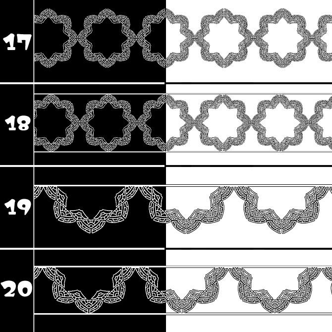 No.193a みそおねぎ飾り枠集