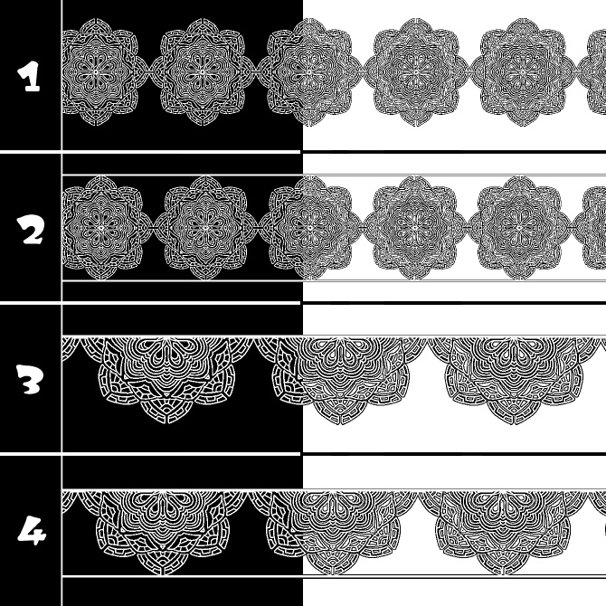 No.193a みそおねぎ飾り枠集
