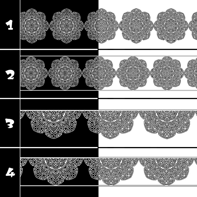 No.193b みそおねぎ飾り枠集