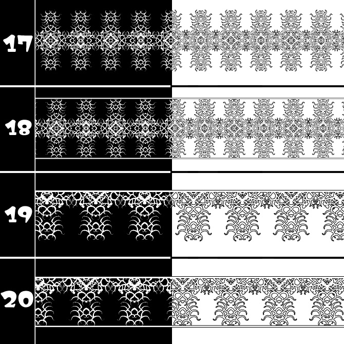 No.194 みそおねぎ飾り枠集