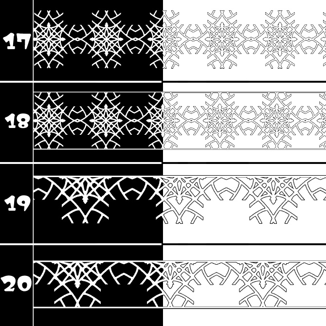 No.195 みそおねぎ飾り枠集