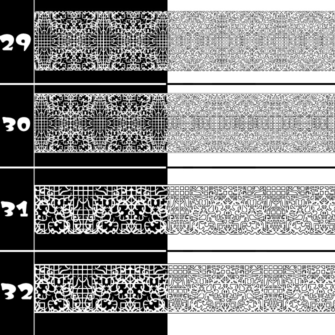 No.196b みそおねぎ飾り枠集