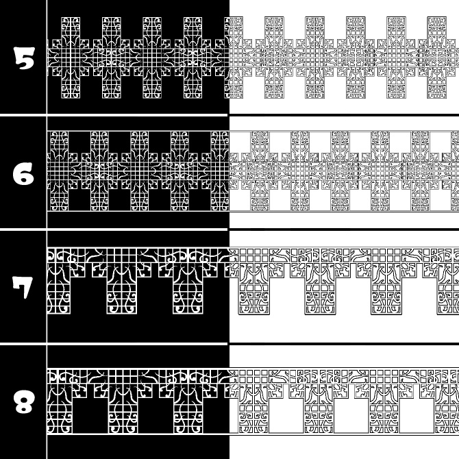 No.196b みそおねぎ飾り枠集