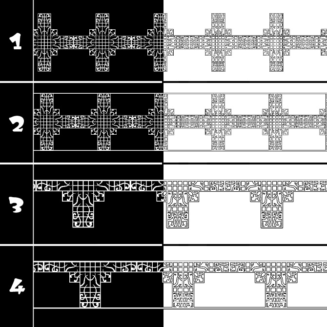 No.196b みそおねぎ飾り枠集