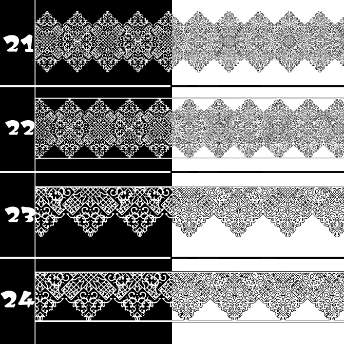 No.196b みそおねぎ飾り枠集