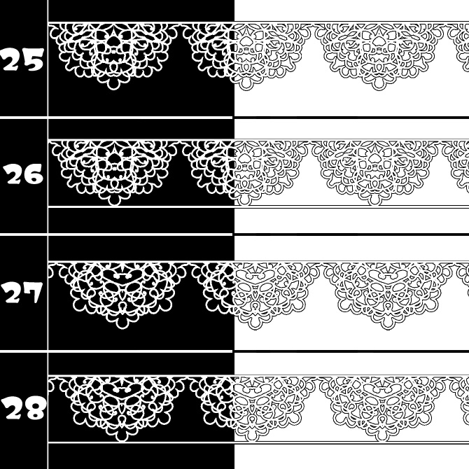 No.197 みそおねぎ飾り枠集