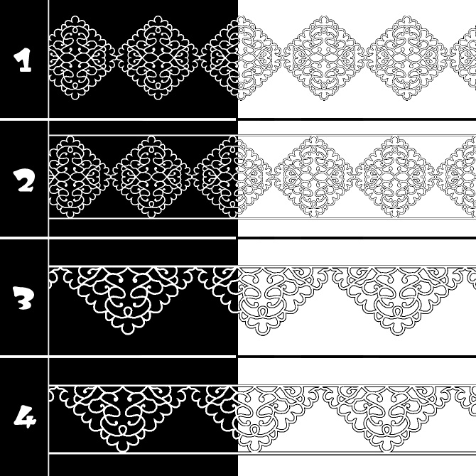 No.197 みそおねぎ飾り枠集