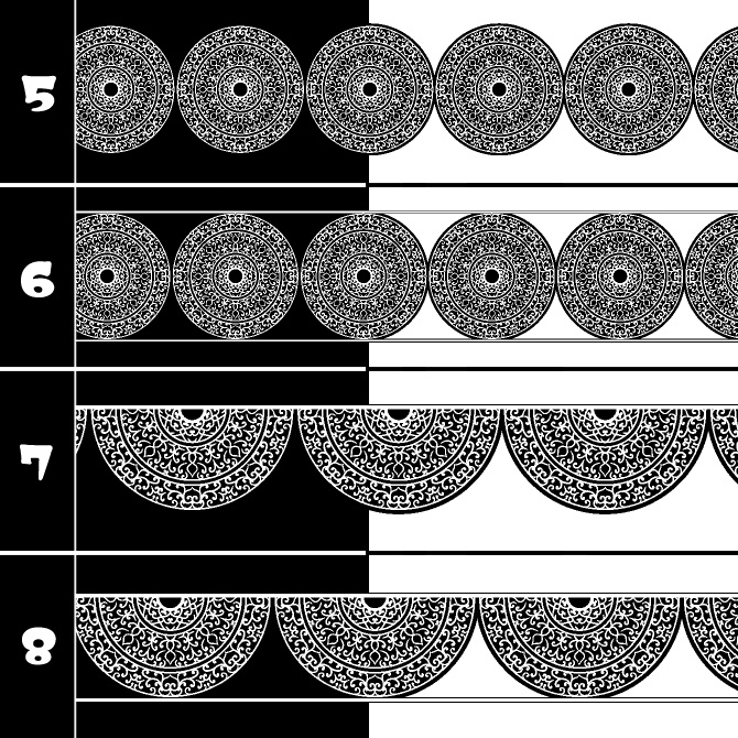 No.199 みそおねぎ飾り枠集