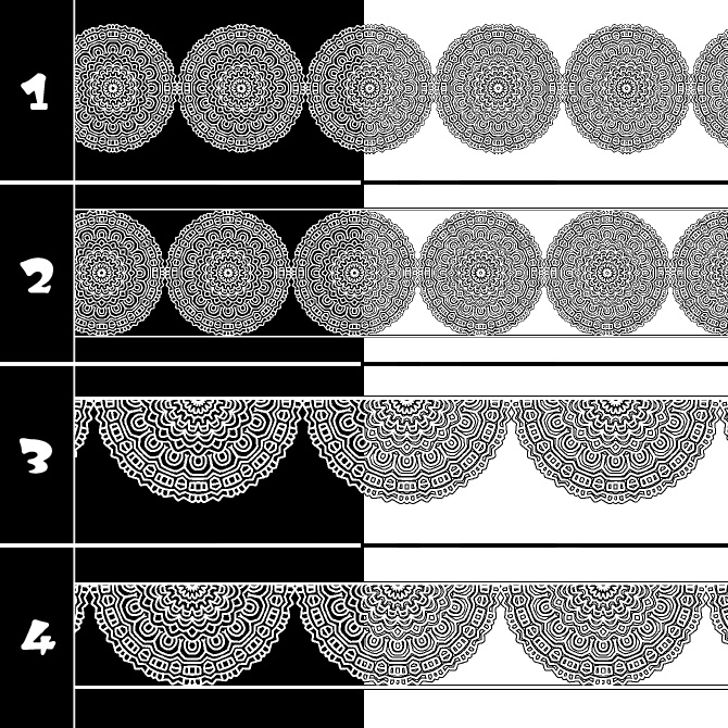 No.200a みそおねぎ飾り枠集