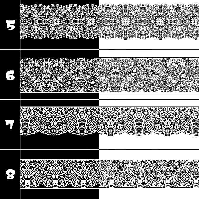 No.200a みそおねぎ飾り枠集