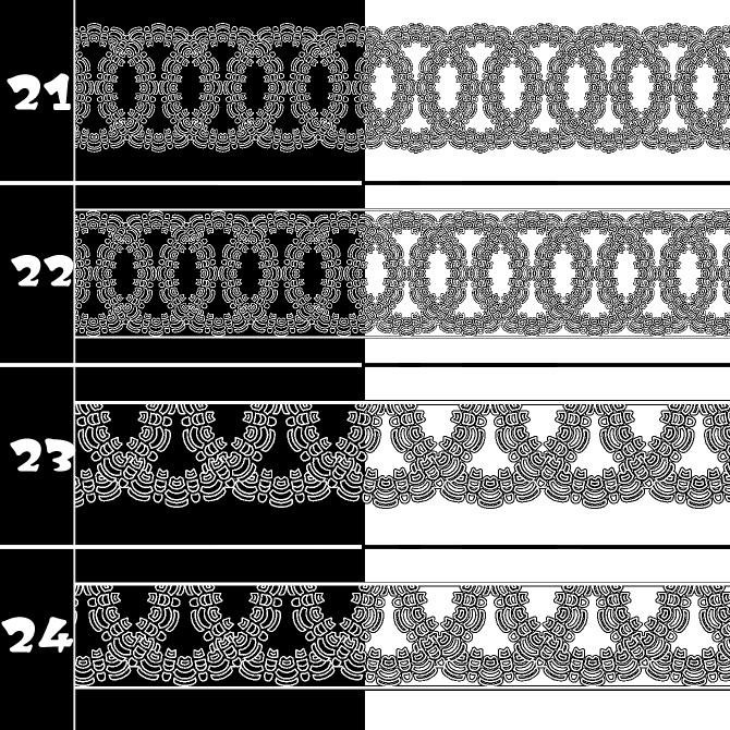 No.200b みそおねぎ飾り枠集