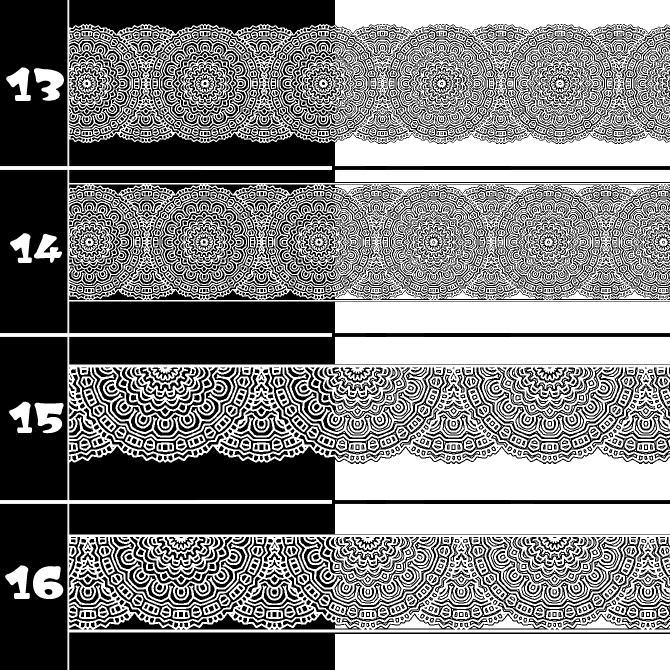 No.200b みそおねぎ飾り枠集