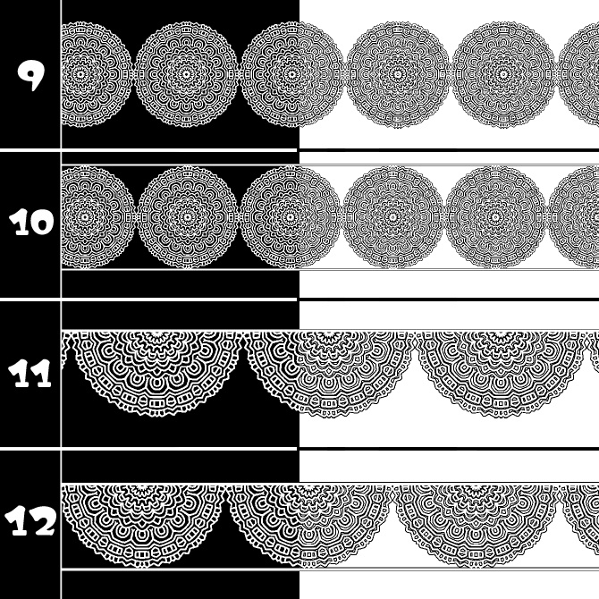 No.200b みそおねぎ飾り枠集