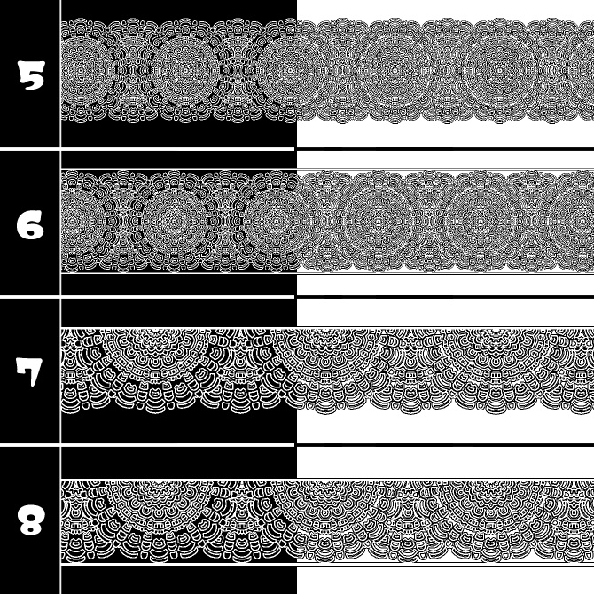 No.200b みそおねぎ飾り枠集