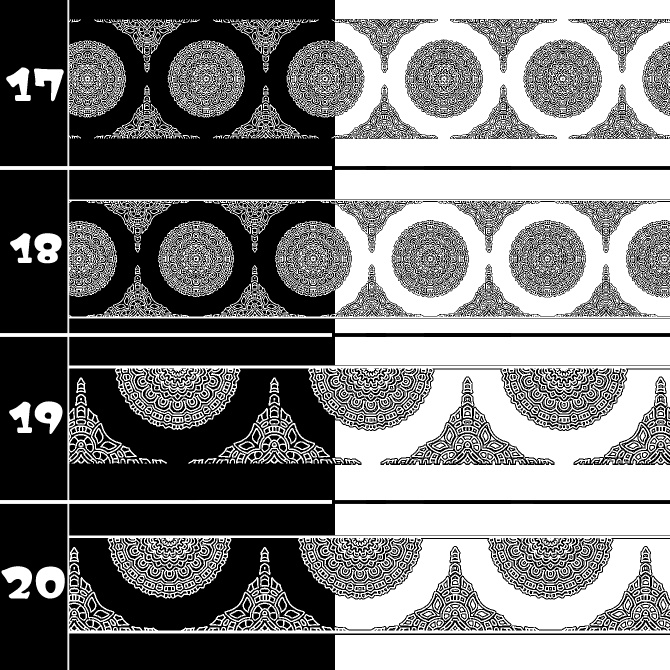 No.200c みそおねぎ飾り枠集