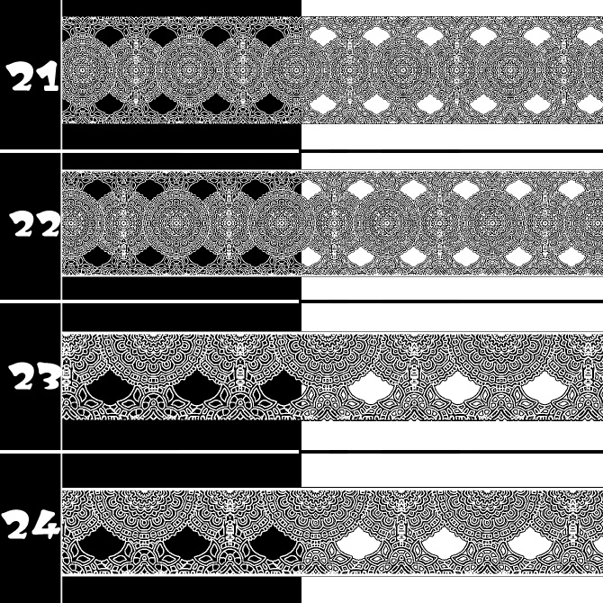 No.200c みそおねぎ飾り枠集