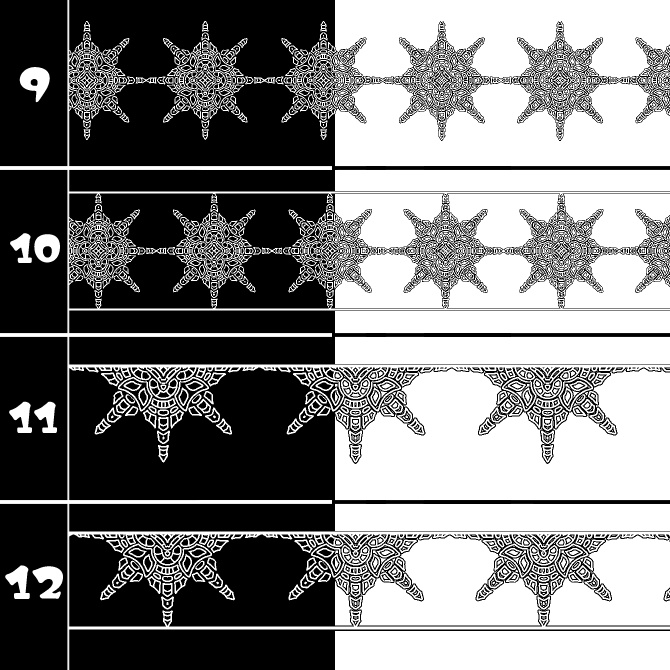 No.200c みそおねぎ飾り枠集