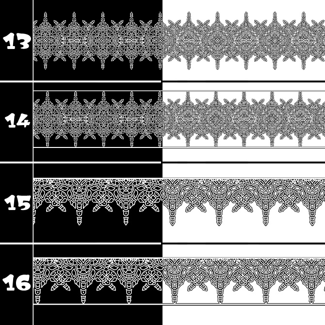 No.200c みそおねぎ飾り枠集