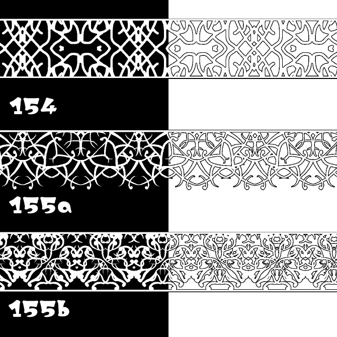 【無償】154&155a&155b みそおねぎ飾り枠集_体験版ブラシ