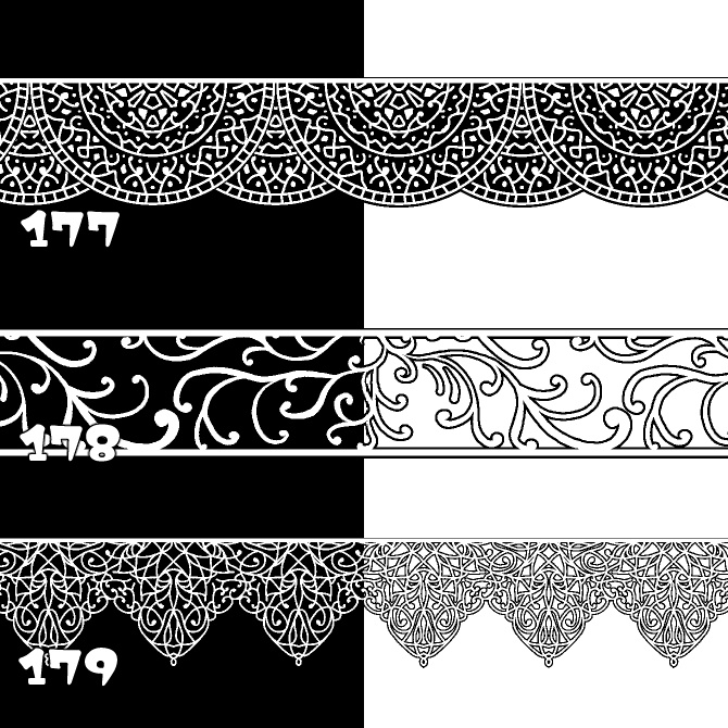 【無償】177&178&179 みそおねぎ飾り枠集_体験版ブラシ
