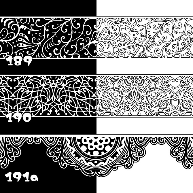【無償】189&190&191a みそおねぎ飾り枠集_体験版ブラシ